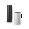 Santi II Ceramic Vase - White and Red