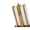 Vedra Table Lamp - Brushed Brass/White