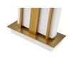 Vedra Table Lamp - Brushed Brass/White