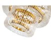 Mist Tall Pendant Lamp - Brushed Brass/Clear Glass