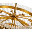 Mist Tall Pendant Lamp - Brushed Brass/Clear Glass