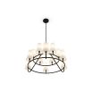 Gildan Chandelier - White & Black