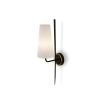 Serpa Wall Light - White, Black & Brass