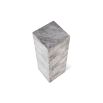 Long Pedestal - Grey Faux Marble