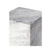 Long Pedestal - Grey Faux Marble