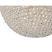 Spherical ceiling light with crystal dealing 