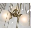 Cloud Pendant Lamp - Antique Brass/Foggy Glass