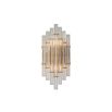 Drop Wall Lamp - Brushed Brass/Clear Glass