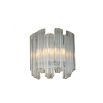 Hexagonal glass tube cluster wall light 