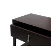 A luxury one-drawer bedside table by Liang & Eimil with a bottom shelf