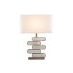 Twist Table Lamp - Bronze/Faux White Marble