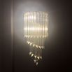 Luxury glass wall lamp