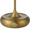 Flat Top Rechargeable Mini Lamp -  Brass