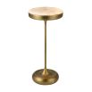 Flat Top Rechargeable Mini Lamp -  Brass