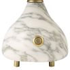 Kiss Rechargeable Mini Lamp - Arabescato Marble