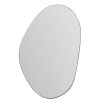 Minimalist round organic wall mirror