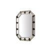 Carefully assembled mirror with multitude of mirrored facets