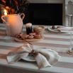 Colourful striped linen napkin