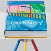 The SUMO publication "A Bigger Book" is a comprehensive visual survey of over 60 years of David Hockney's art, featuring a collector's edition signed by the artist and including a Marc Newson bookstand.