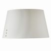 White bulbous lamp with three button details