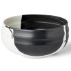 Sleek black and white design bowl