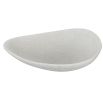 Elegant, organic-shaped white bowl