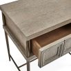 Modern and slender side table with a freize drawer