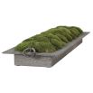 Faux moss tray centrepiece