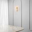 Odyssey Paris Wall Sconce - Natural Brass