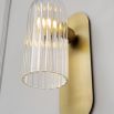 Odyssey Paris Wall Sconce - Natural Brass