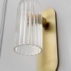 Odyssey Paris Wall Sconce - Natural Brass