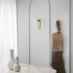 Odyssey Paris Wall Sconce - Natural Brass