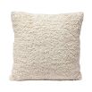 Wool texture cream scilla cushion 