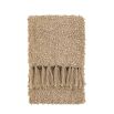 Soft boucle throw