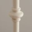 Spindle Floor Lamp - Almond White