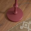 Spindle Floor Lamp - Satin Pink