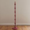 Spindle Floor Lamp - Satin Pink