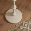 Spindle Floor Lamp - Almond White