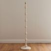 Spindle Floor Lamp - Almond White