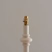 Spindle Floor Lamp - Almond White