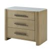 Essence Three Drawer Bedside Table