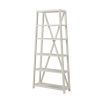 Storage shelving unit in sea salt white washed wood finish