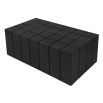 Black wooden cubic style coffee table