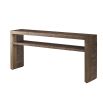 Sleek wooden console table