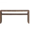 Sleek wooden console table