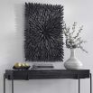 Beautiful bursting black wall art