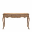 Wooden dressing table in traditional style with three useful drawers