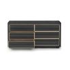 Amara Chest Of Drawers - Espresso Oak/Polished Brass