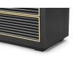 Amara Chest Of Drawers - Espresso Oak/Polished Brass