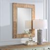 Parquet Wooden Mirror